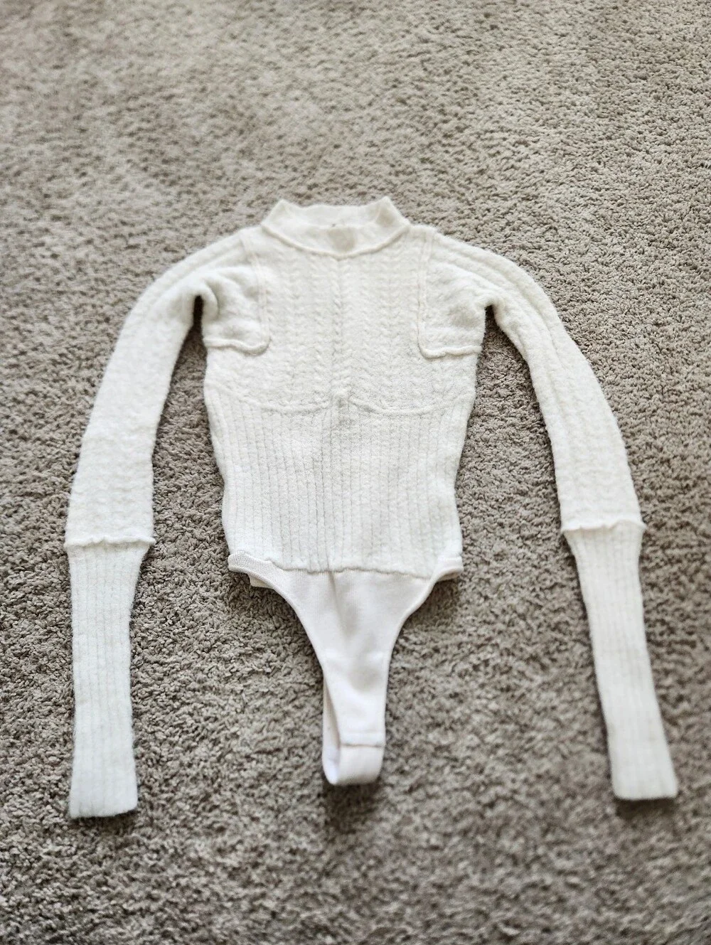 Free People Keep Me Warm Bodysuit Size XS